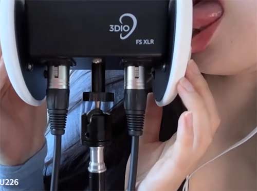 Yuuu asmr-看得到舌头的舔耳朵