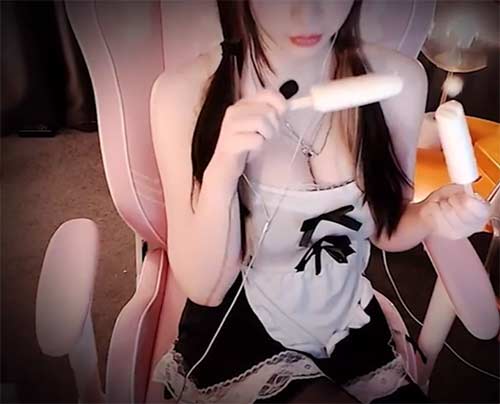 虎牙雨教皇付费魔法书定制asmr视频 吃冰棒