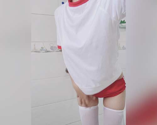 橘猫   白丝训练服💕