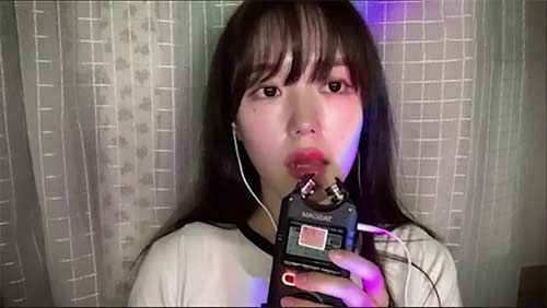 韩国小姐姐的舔耳口腔音